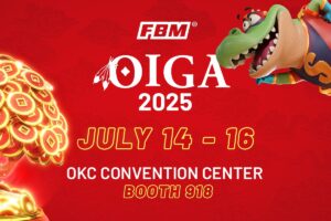 FBM - OIGA 2025. July 14 - 16. OKC Convention Center. Booth 918.