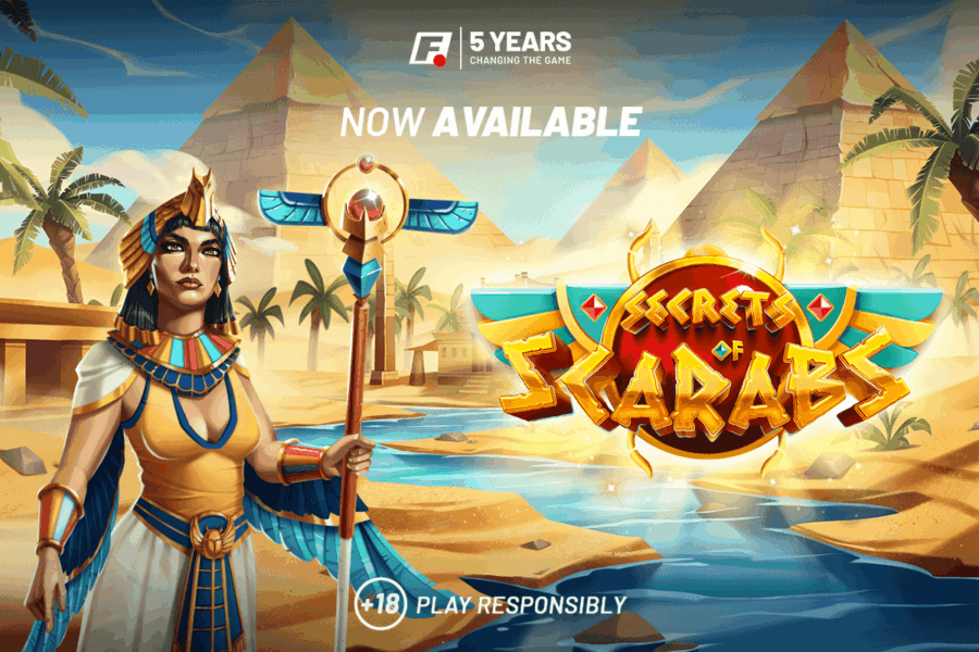 FBMDS launches Secrets of Scarabs, an Egyptian-themed slot from the Titan Series