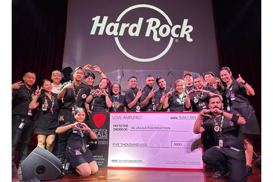 Al Jalila Foundation nominated by Hard Rock Cafe Dubai. Photo: Hard Rock for grant.