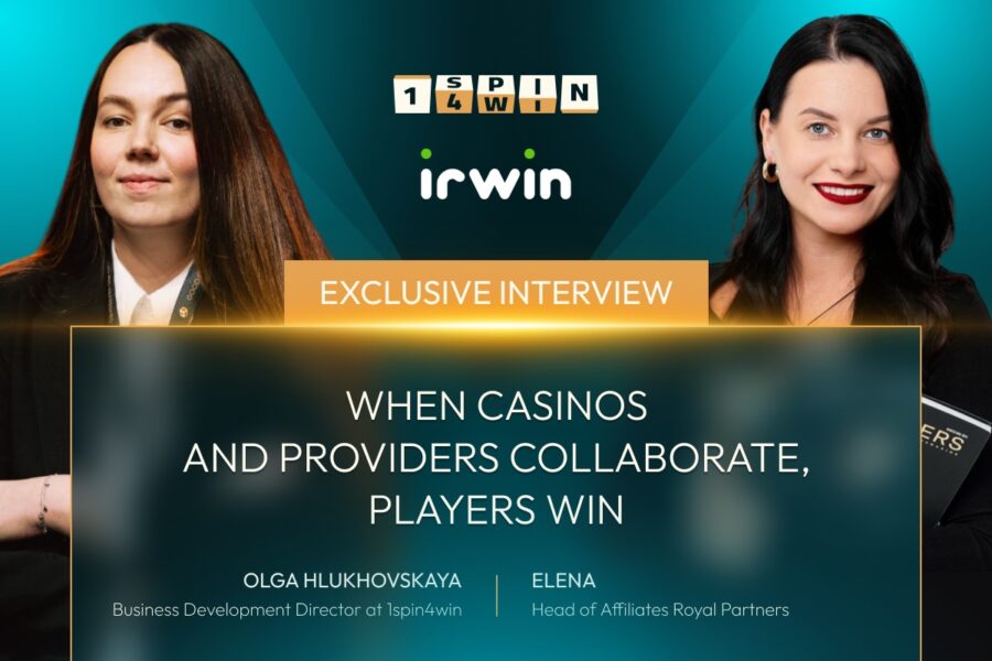 Olga Hlukhovskaya, Business Development Director at 1spin4win, and Elena, Head of Affiliates Royal Partners.