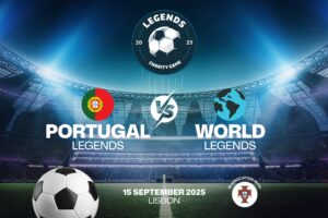 Legends Charity Game 2025. Portugal Legends VS World Legends. 15 September 2025. Lisbon.