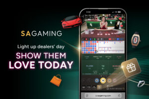 SA GAMING - Light up dealers' day. Show them love today.