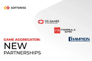 SOFTSWISS Game Aggregator partners with CG Games, Champion, and Formula Spin