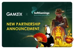 Gamzix - SoftGamings build your own casino. New partnership announcement.
