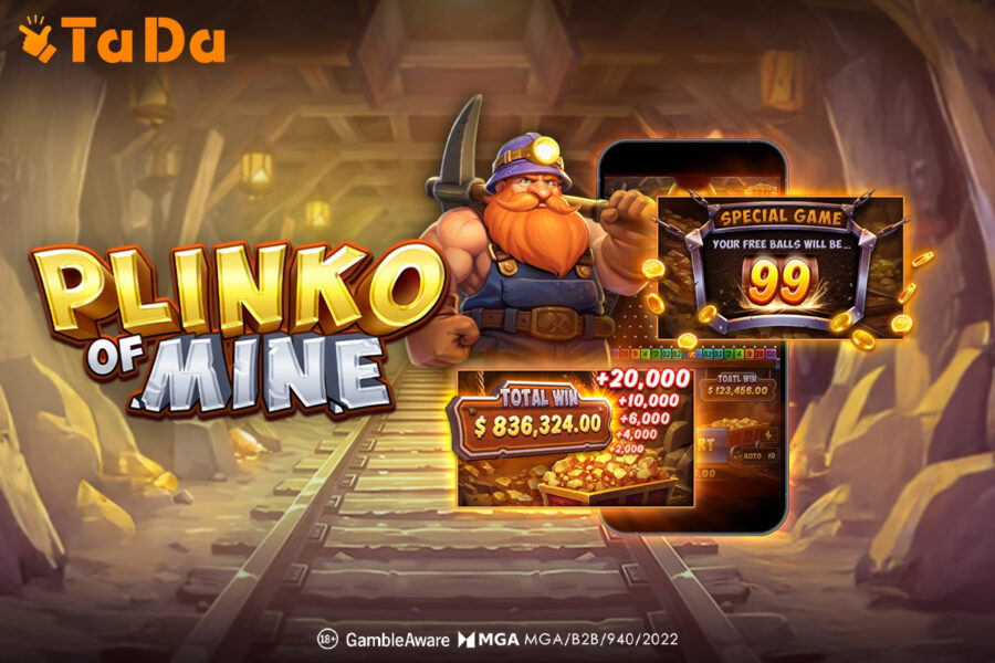 TaDa Gaming releases its latest game, Plinko of Mine