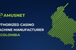 Amusnet authorized casino machine manufacturer in Colombia.