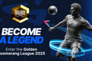Golden Boomerang League. Become a legend. Enter the Golden Boomerang League 2025.