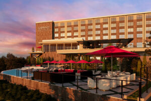 Caesars Republic Sonoma County Exterior Rendering.