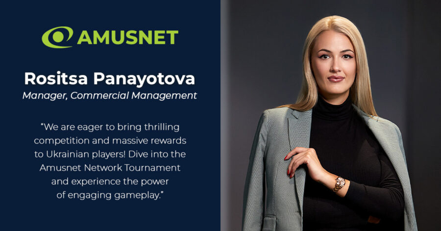Rositsa Panayotova, Manager, Commercial Management of Amusnet.