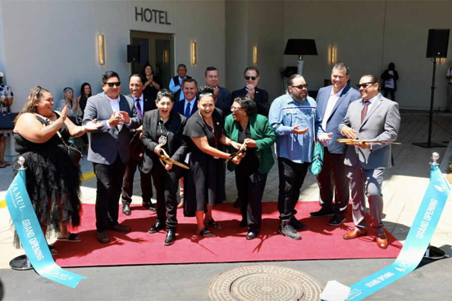 The property's ribbon-cutting ceremony. Photo: Jamul Casino. 