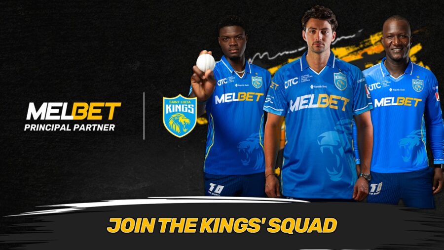 MelBet announces a stirring new partnership with СPL 2024 champion Saint Lucia Kings