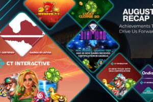 CT Interactive. 60 newly certified games in Latvia. August recap. Achievements that drive us forward.