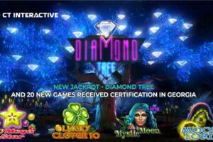 CT Interactive - Diamond Tree. New jackpot - diamond tree and 20 new games received certification in Georgia.
