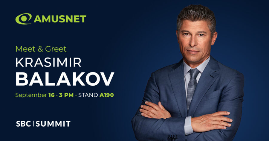 Amusnet highlights SBC Summit Lisbon 2025 with official guest Krasimir Balakov