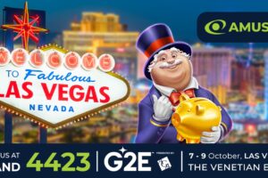 Amusnet - G2E Las Vegas. The Venetian Expo. Stand #4423.