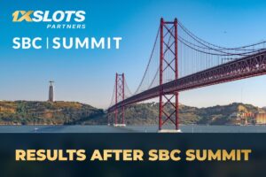 1xSlots Partners. SBC Summit. Results after SBC Summit.