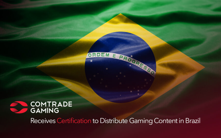 Comtrade Gaming receives certification to distribute gaming content in Brazil