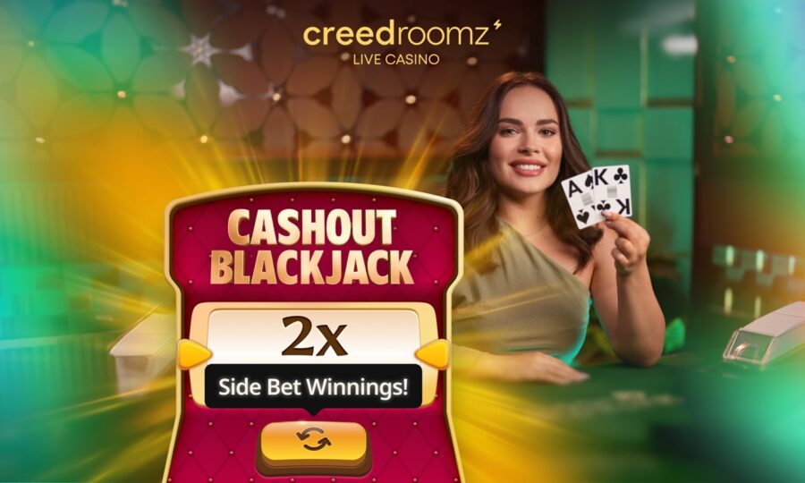 Creedroomz unleashed Cashout Blackjack gamble feature