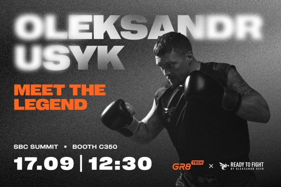 Heavyweight Champ. Activated: Oleksandr Usyk joins GR8 Tech at SBC Summit 2025