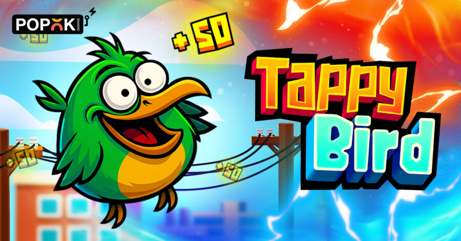 PopOK Gaming announces its latest instant win game: Tappy Bird