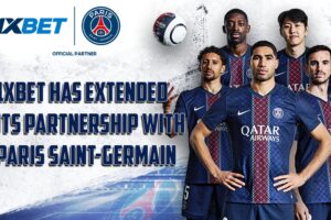 1xBet has extended its partnership with Paris Saint-Germain.