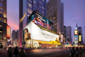 Early rendering of Caesars Palace Times Square