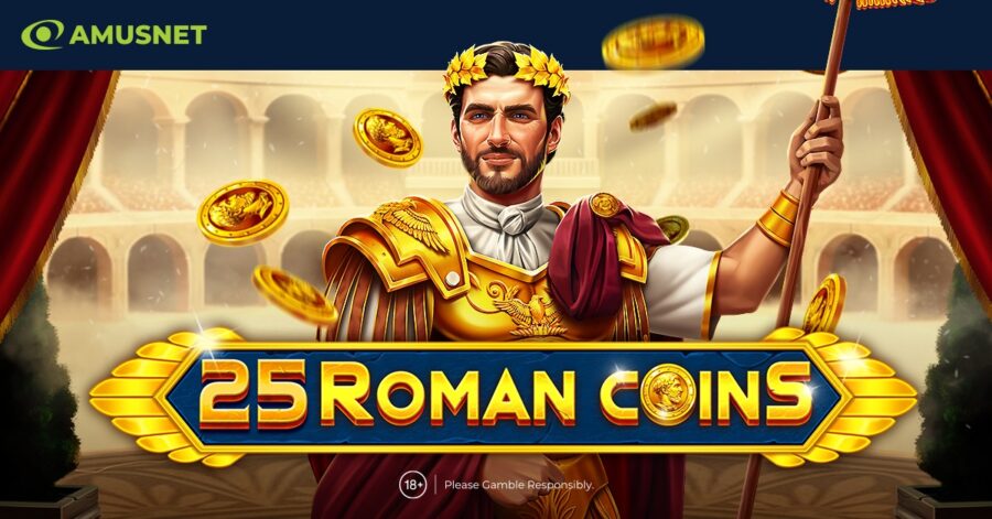 Flip the coin of fate in Amusnet’s newest video slot, Roman Coins