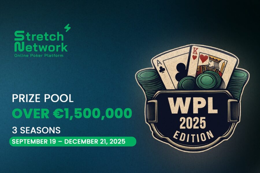 Stretch Network’s World Poker League is back with a EUR1,593,000 prize pool across three seasons