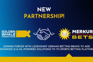 New partnership. Golden Whale productions. Merkur Bets. Joining forces with legendary german betting brand to add advanced AI & ML-Powered solutions to its sports betting platform.