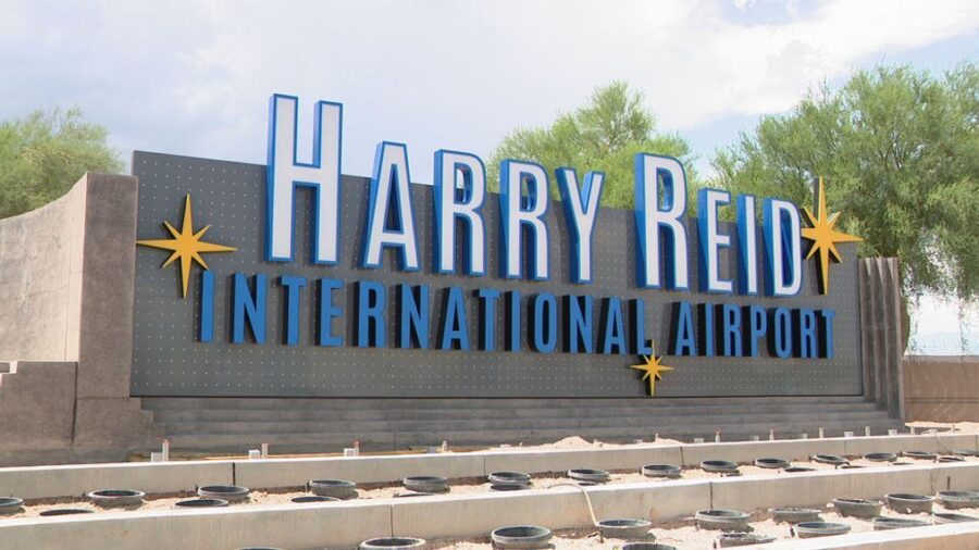 Harry Reid Airport. 