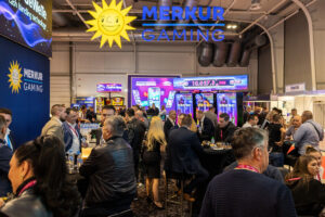 Last year's Merkur Gaming booth at BEGE.