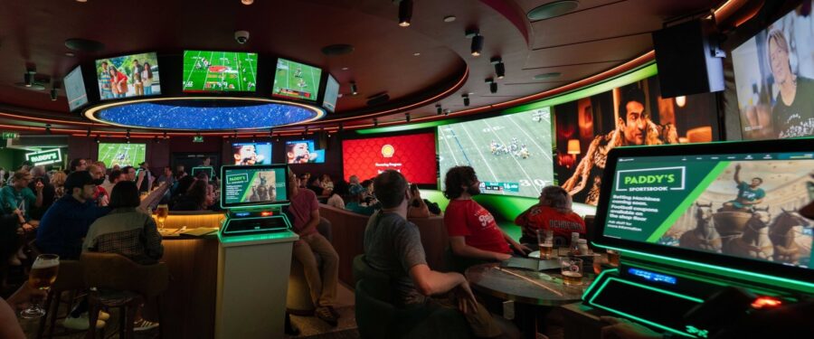 Paddy's Sportsbook at The Hippodrome Casino in London. 