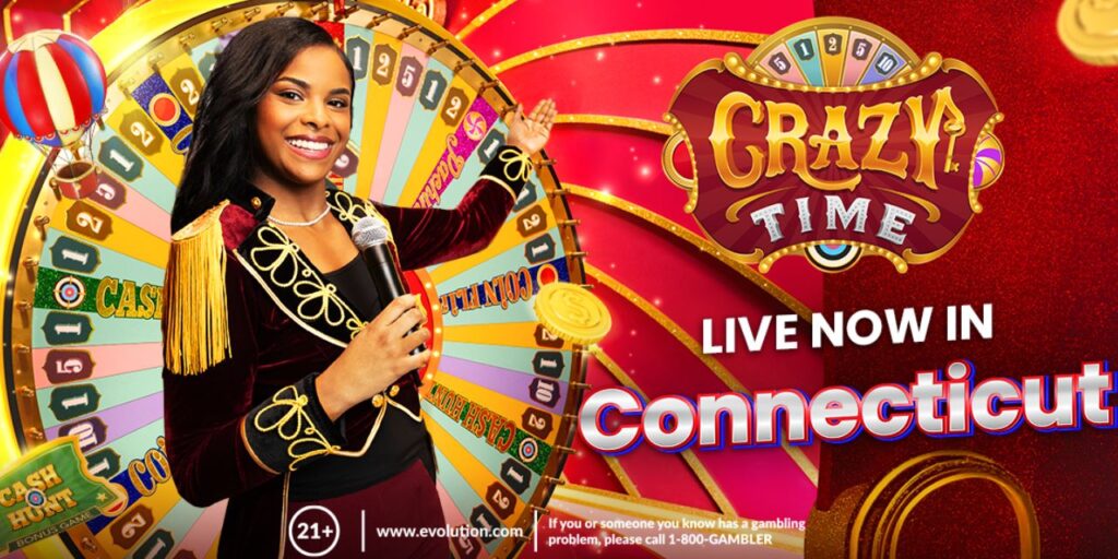 Evolution launches Crazy Time in Connecticut