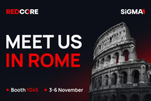 RedCore meet us in Rome. Booth 1045. 3-6 November.