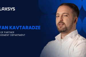 Galaxsys. Levan Kavtaradze, head of partner management department.