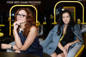 Olga Ashykhmina, Head of Brand at Gamzix - Aleksandra Kozymir, Head of Account Management at Gamzix.