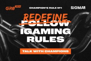 GR8 Tech - Redefine igaming rules. Talk with champions.