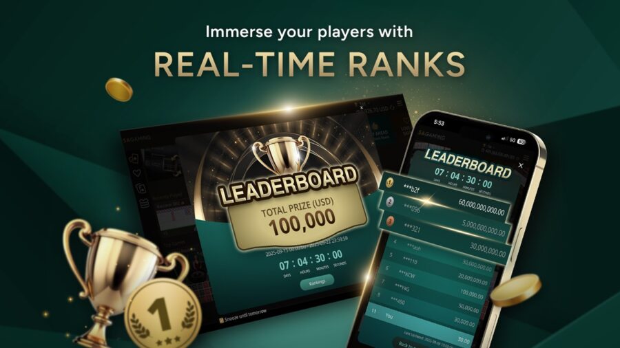 SA Gaming’s Leaderboard: Immerse players with real-time ranks