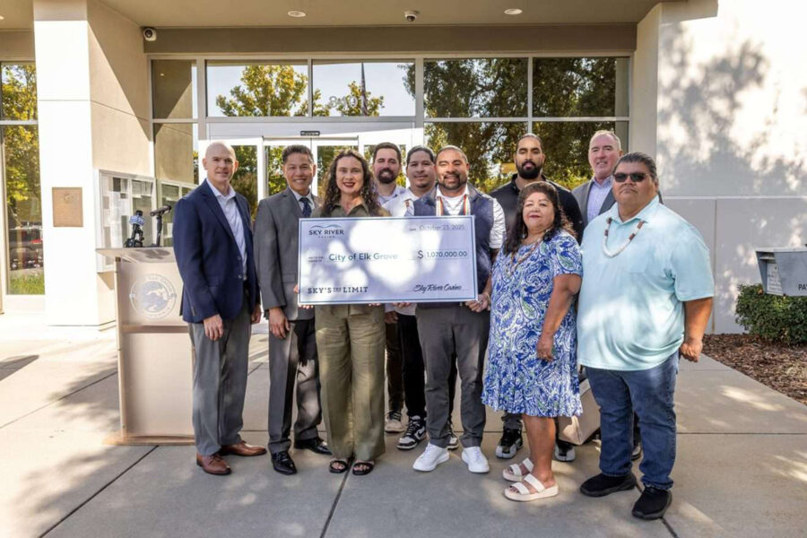 The contribution will support transportation and infrastructure projects. Photo: Sky River Casino.