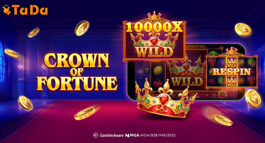 TaDa Gaming crowns classic style with expanding wilds and locked respins in Crown of Fortune