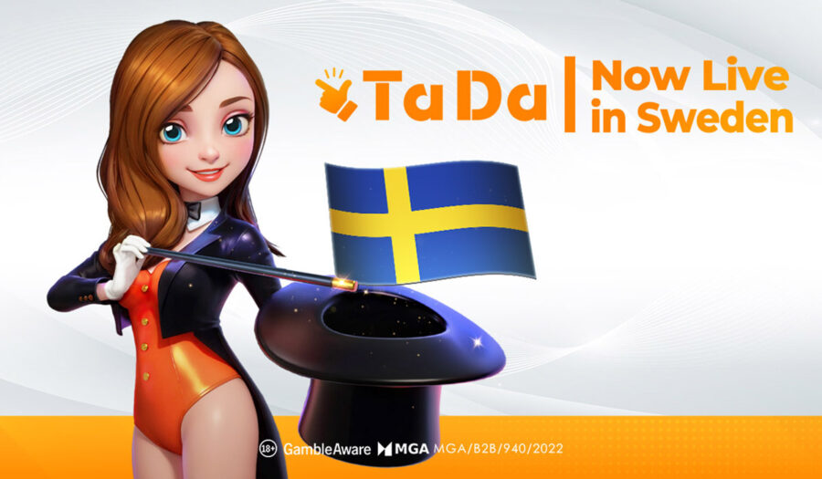TaDa Gaming announces arrival in Swedish regulated market