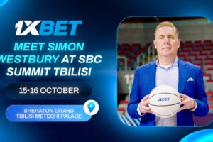 1xBet meet Simon Westbury at SBC Summit Tbilisi. 15-16 October. Sheraton Grand Tbilisi Metechi Palace.