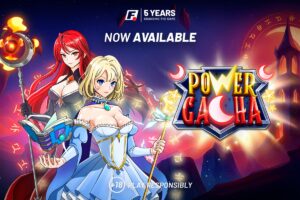 F - 5 years changing the game. Now available. Power Gacha.