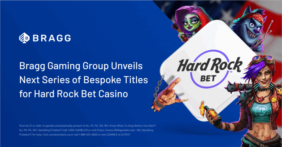 Bragg Gaming Group unveils next series of bespoke titles for Hard Rock Bet Casino
