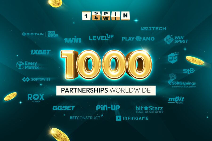1spin4win celebrates a significant milestone of 1,000 global partnerships