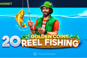 Amusnet introduces its new video slot, 20 Golden Coins: Reel Fishing