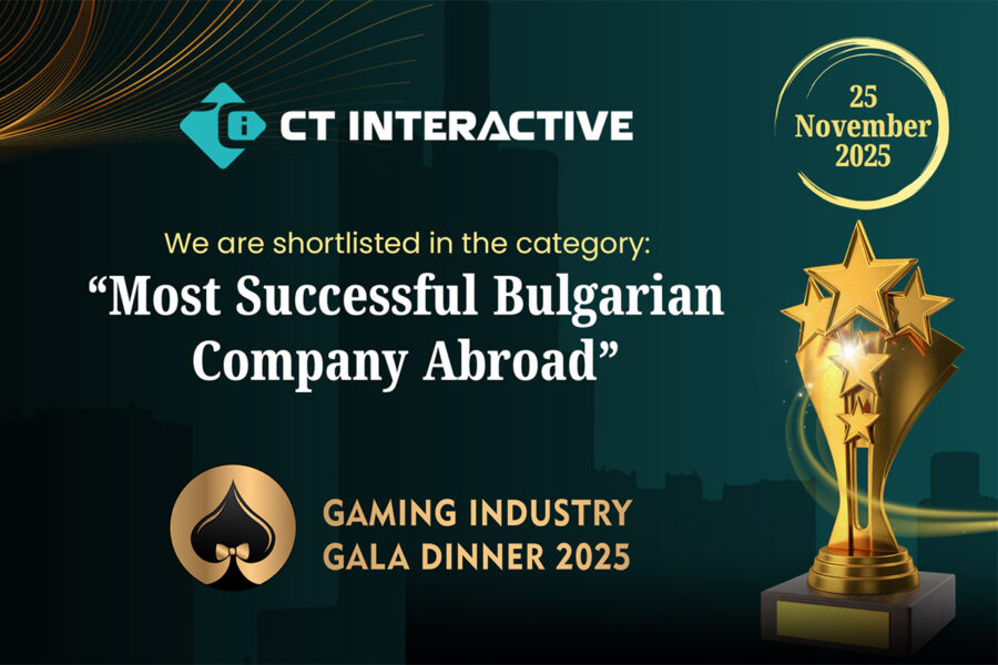 CT Interactive is shortlisted for “Most Successful Bulgarian Company Abroad” at the Golden Spade’s Awards