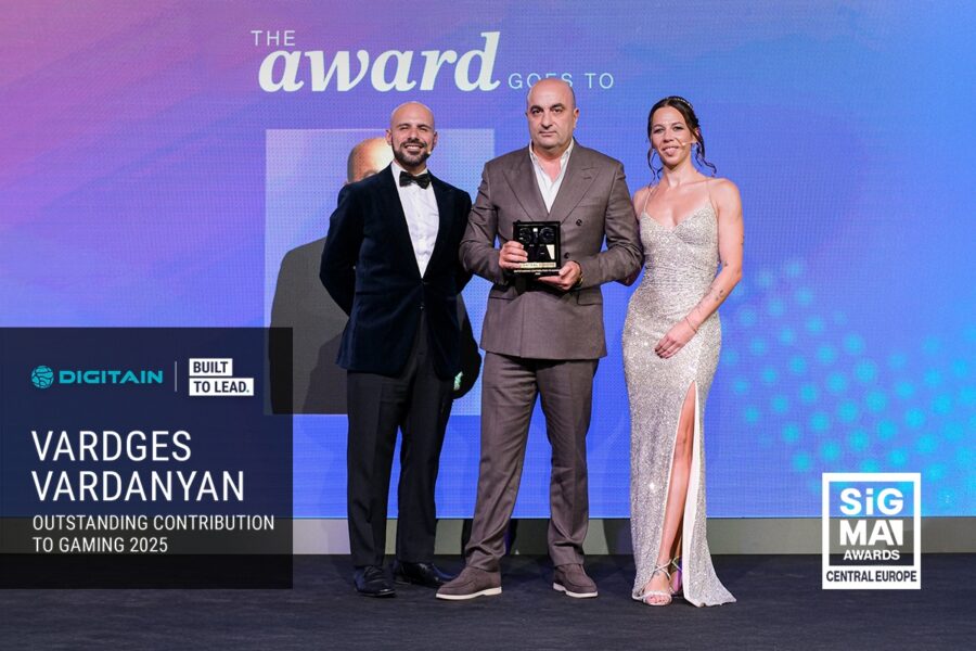 Digitain Group Founder honoured with Outstanding Contribution to Gaming award at SiGMA Central Europe 2025