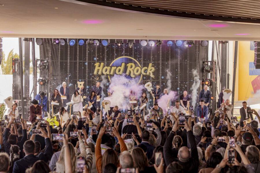 The company celebrates the opening of the resort. Photo: Hard Rock International.