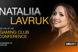 Nataliia Lavruk, Head of Affiliates at MelBet. See at igaming club conference.